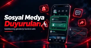 Cenabet sosyal medya duyuruları ve sabitlenmiş gönderi kontrolü