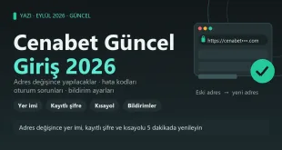 Cenabet güncel giriş 2026